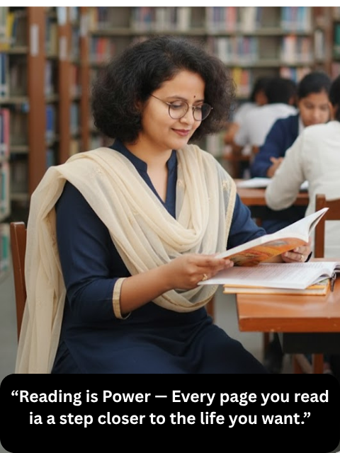 “reading is power — creating something permanent in a temporary world.”